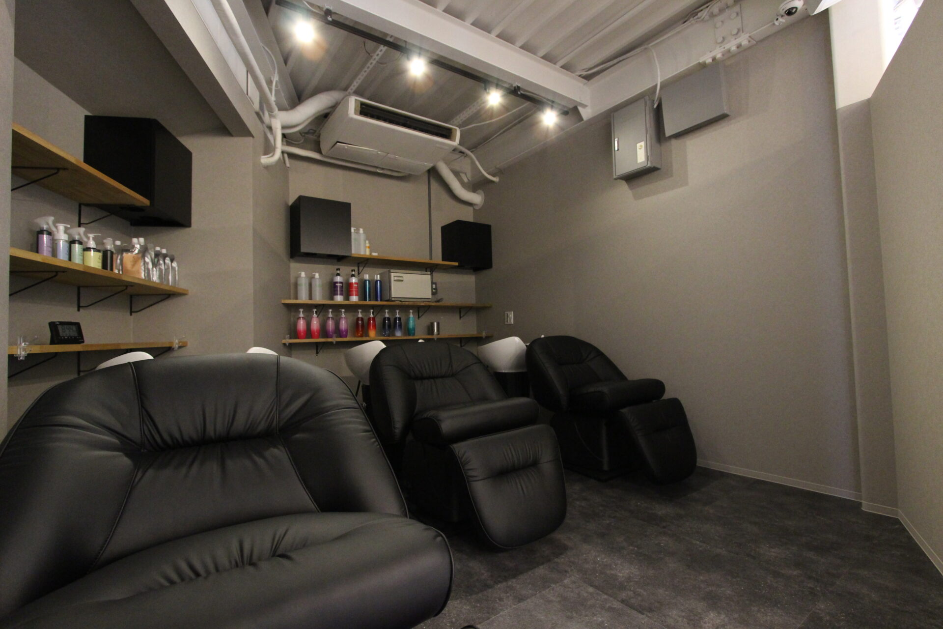 フルフラットも体験できるYUMEシャンプー